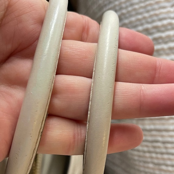 Coach Off-White Leather Shoulder Bag Classic Pebble Leather by StageCoach Coach - Picture 5 of 11